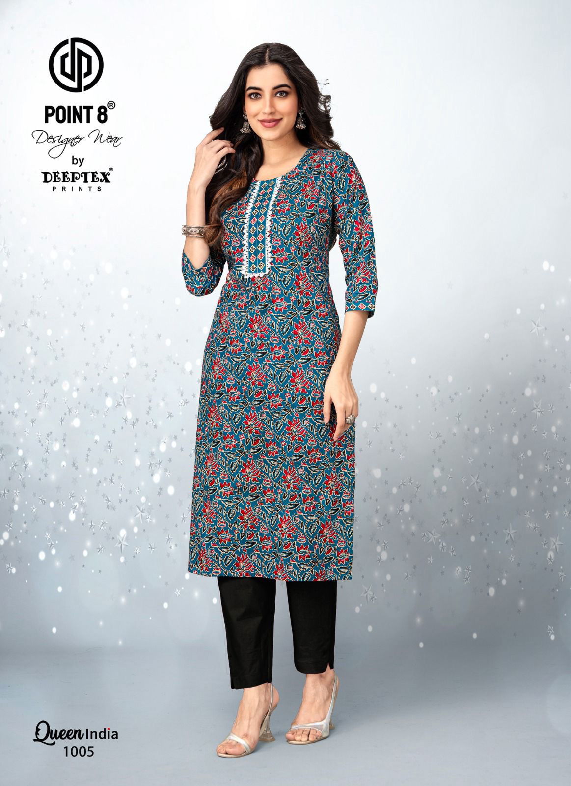 Queen India Vol 10 By Deeptex Cotton Printed Kurti With Bottom Wholesale Online